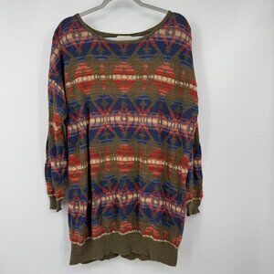 Denim & Supply Ralph Lauren southwestern Aztec geometric knit Woman’s size XL po
